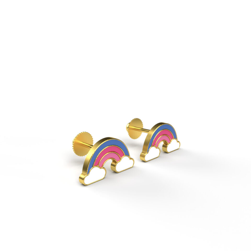 rainbow baby gold earrings in sri lanka