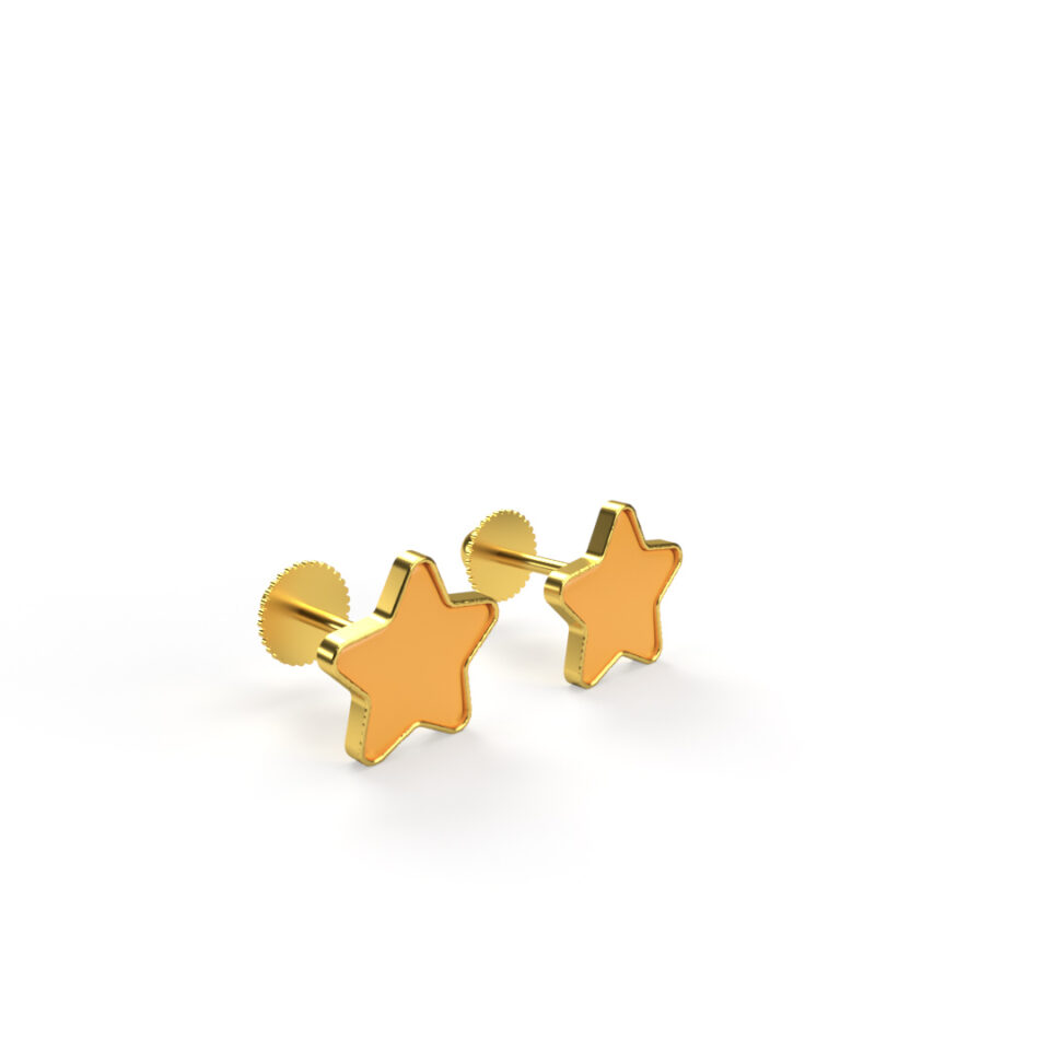 star baby gold earrings in sri lanka