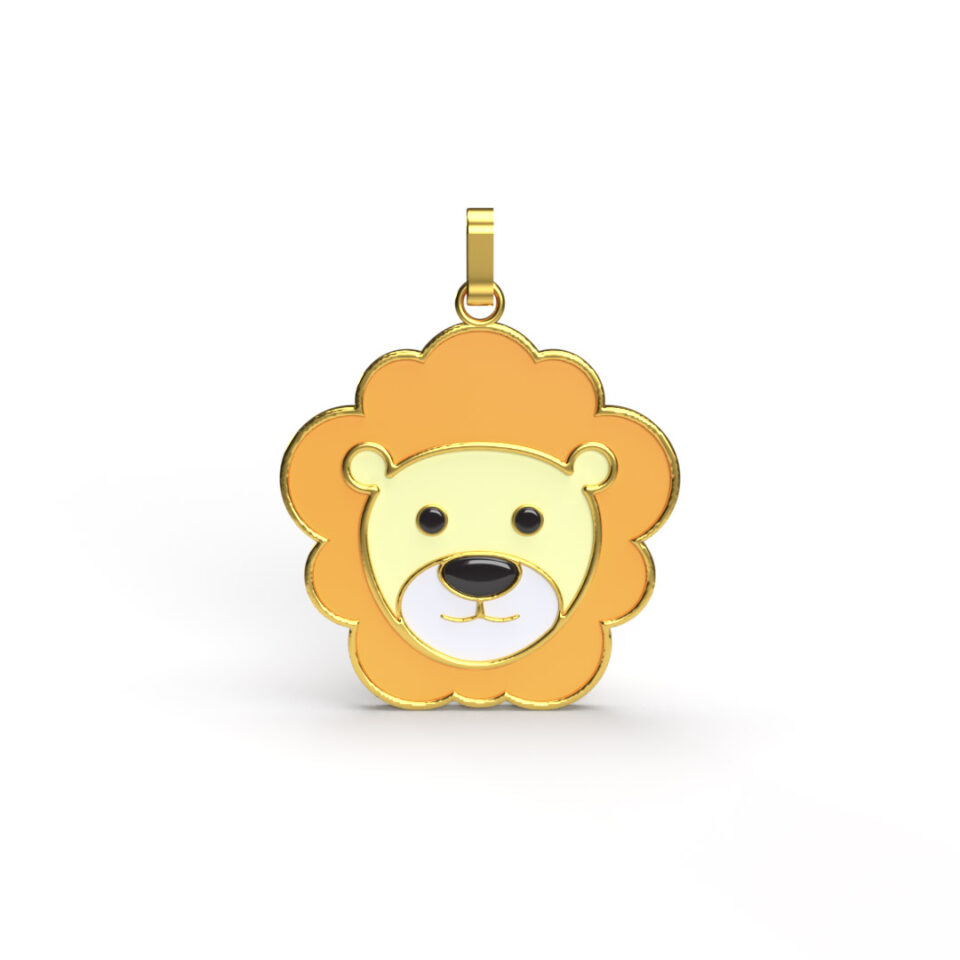 lion king baby gold pendant in sri lanka