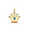 Prince Crown Gold Pendant for Boys