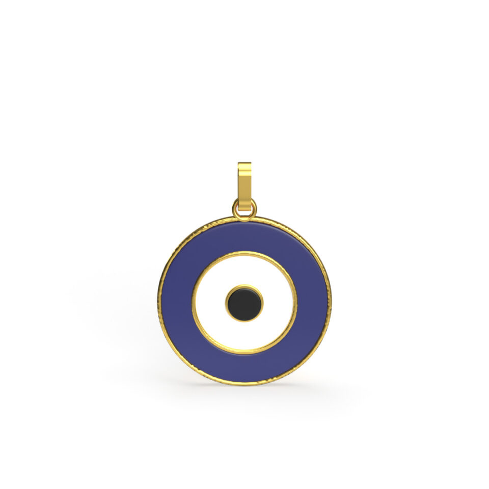 evil eye baby gold pendant in sri lanka