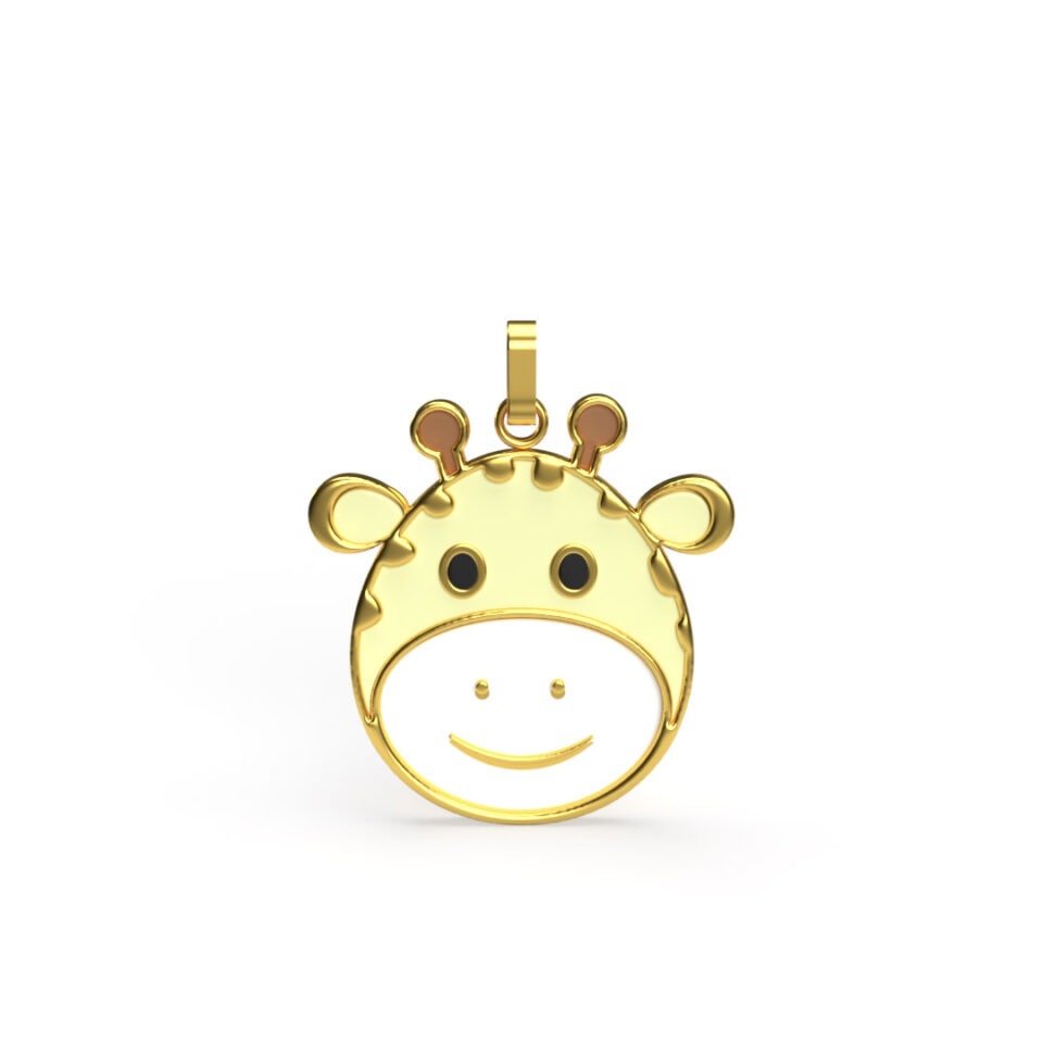 giraffe baby gold pendant in sri lanka