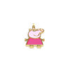 Peppa Pig Gold Pendant for Girls
