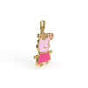 Peppa Pig Gold Pendant for Girls