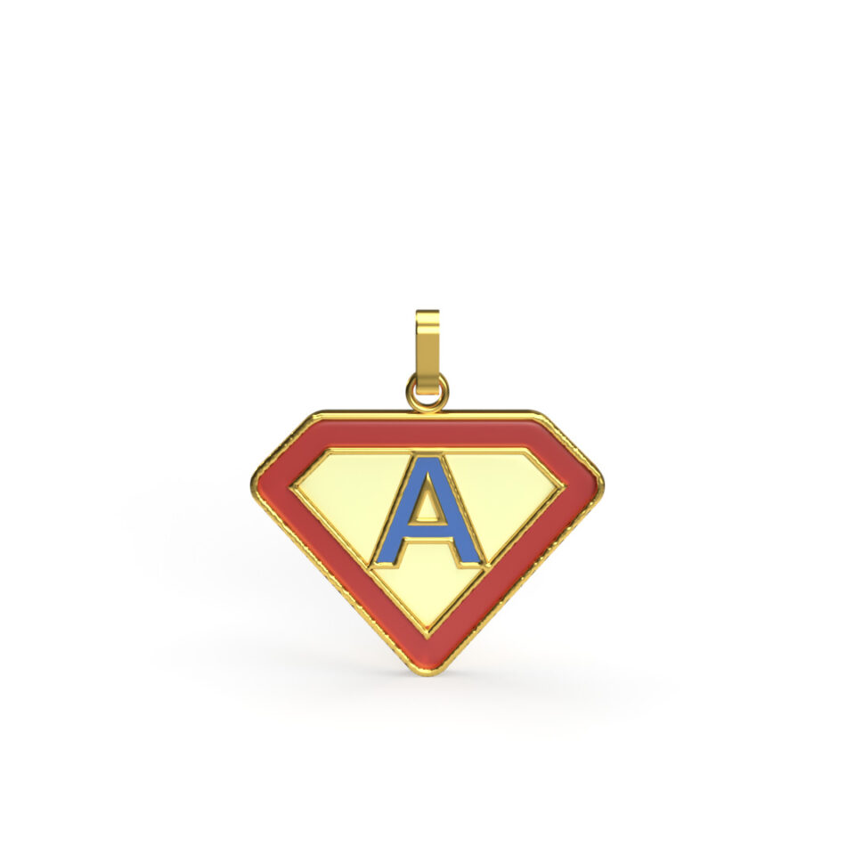 superman baby gold pendant in sri lanka
