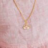 Princess Crown Gold Pendant for Girls