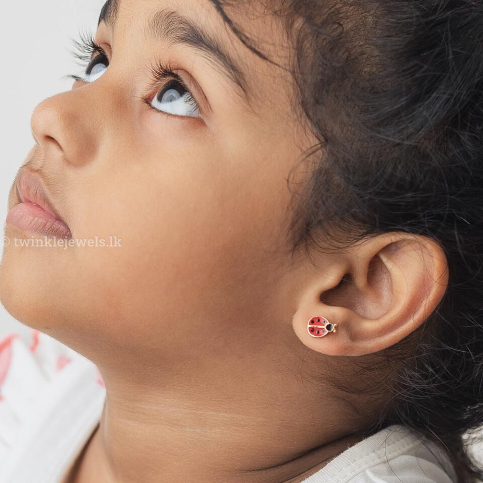 14k Gold Baby Earrings - Perfect Piercing