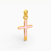 Kids Cross Gold Pendant