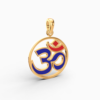 Sanskrit Ohm Gold Pendant