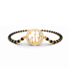 Arabic Allah – Black Beads Gold Bracelet
