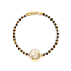 Arabic Allah – Black Beads Gold Bracelet